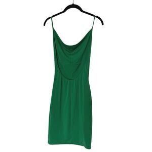 Green Backless Mini Dress